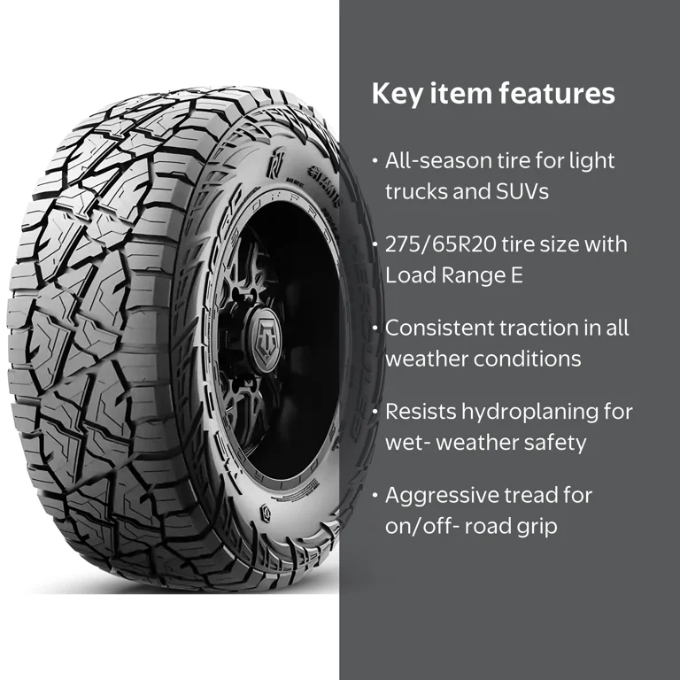 Hercules TIS Offroad RT1 275/65R20 126/123R E 10 Ply r/t Rugged