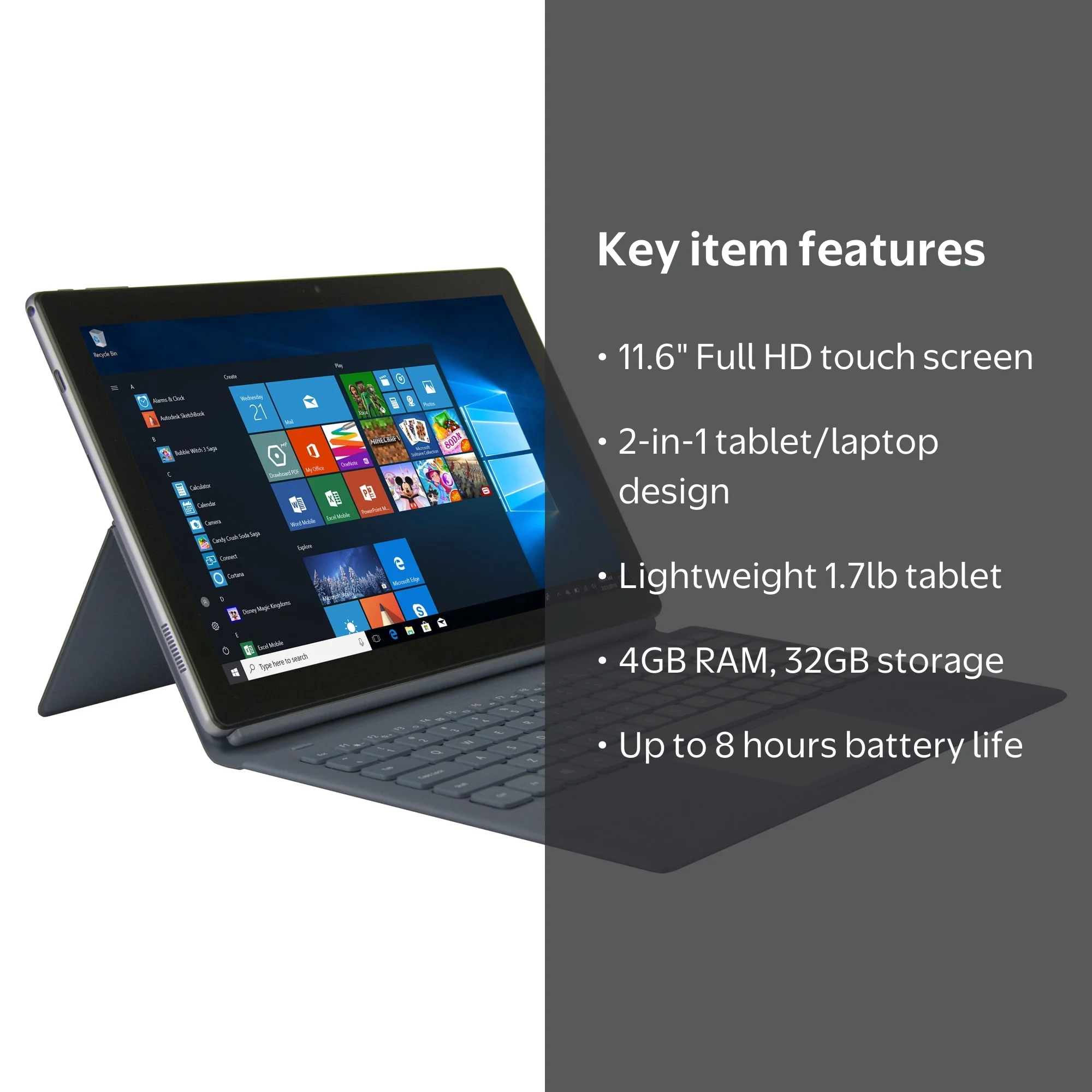 NuVision Split 11 with Wi-Fi 11.6
