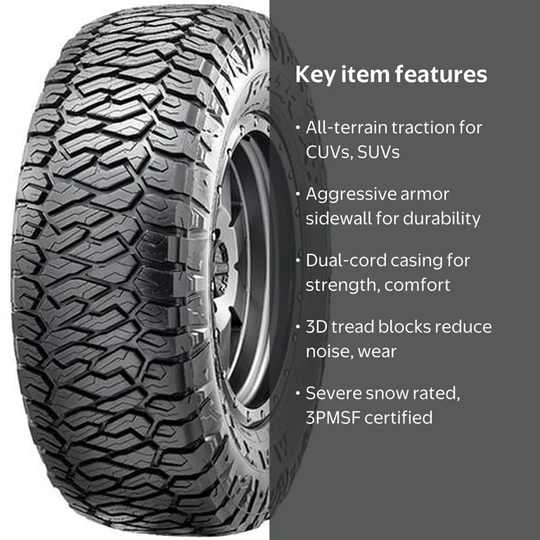 Maxxis Razr AT 225/60R17 103H XL All Terrain Tire for SUVs & Light