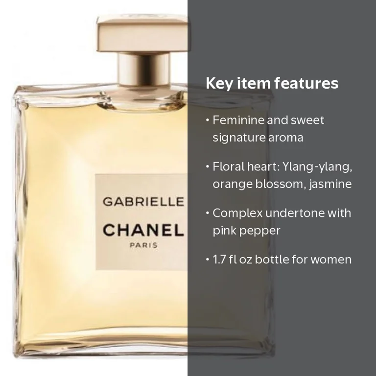 Chanel Gabrielle Eau de Parfum, Perfume for Women, 1.7 Oz