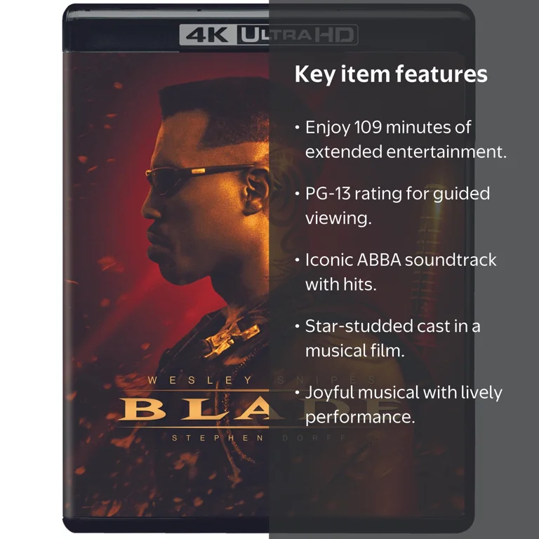 New Line Home Video - Blade (4K Ultra HD + Blu-ray) Horror Movie