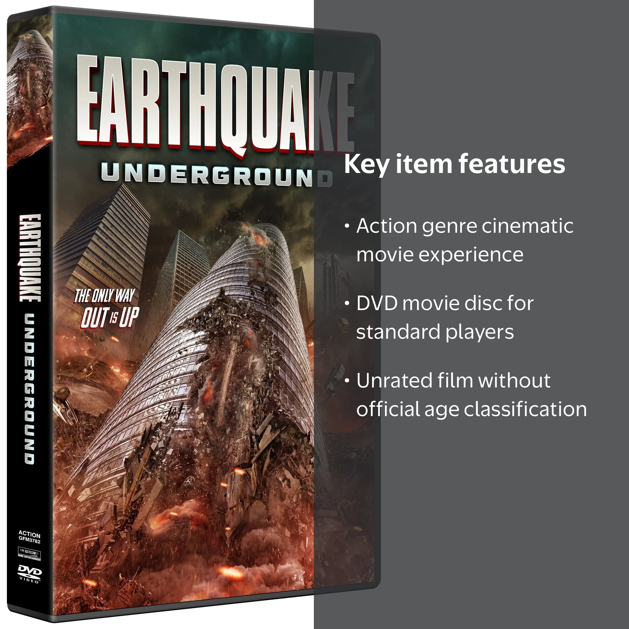 Earthquake Underground (DVD) Greenfield Media 1, Action - Walmart.com