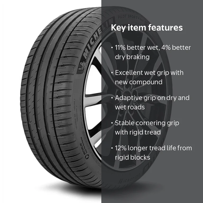 Michelin Pilot Sport 4 SUV 225/65R17 106V XL Tire - Walmart.com Michelin Pilot Sport 4 SUV 225/65R17 106V XL Tire - Walmart.com