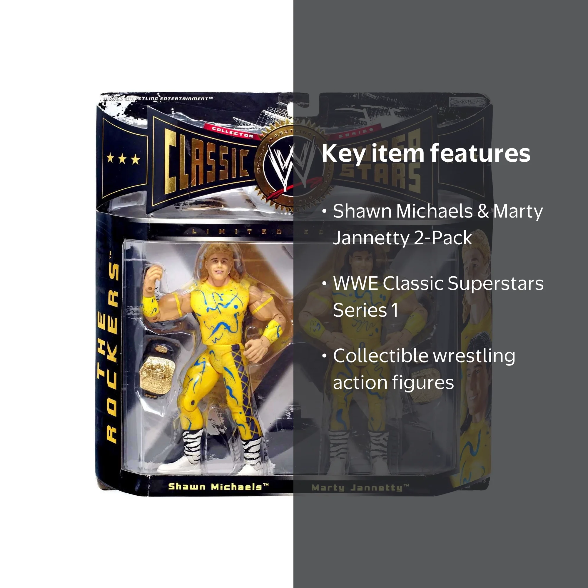 WWE Wrestling Classic Superstars Series 1 The Rockers Shawn