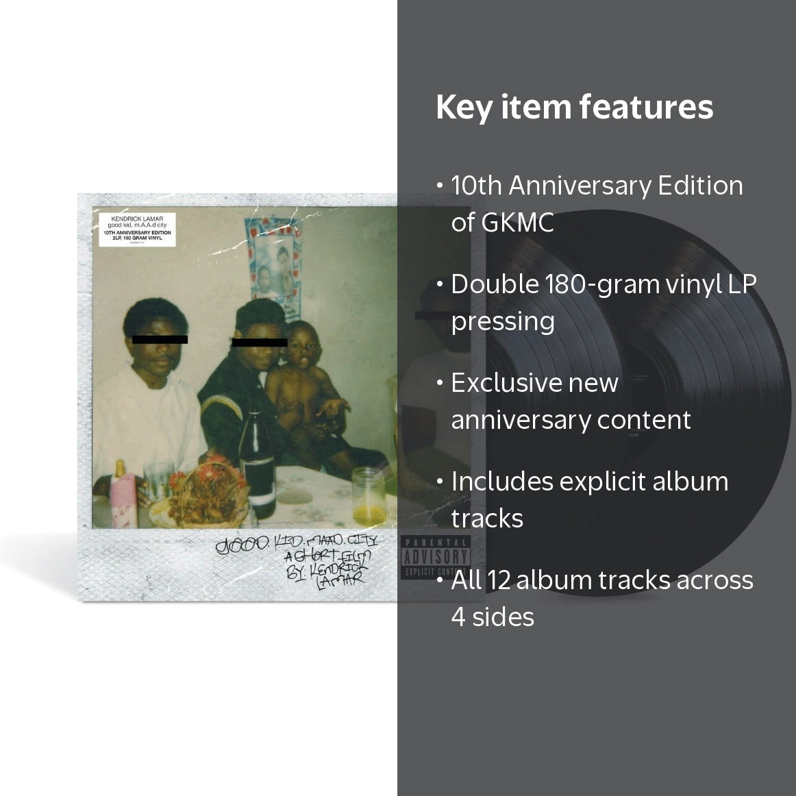 Kendrick Lamar - good kid, m.A.A.d city (10th Anniv.) [2 LP