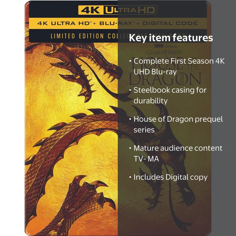 House of the Dragon: Complete First Season - 4K Ultra HD Blu-ray