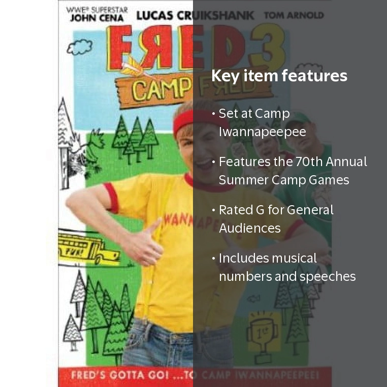 Fred 3: Camp Fred (DVD) - Walmart.com