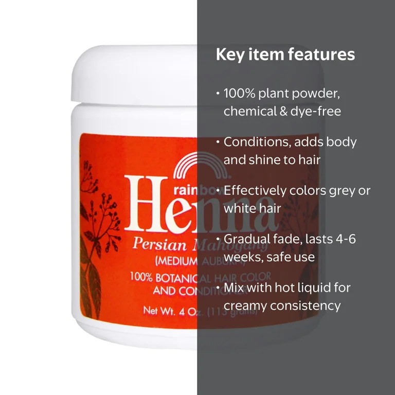 Rainbow Research, Henna, 4 oz, Persian Medium Auburn - Walmart.com
