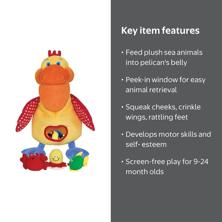 Melissa and Doug Hungry Pelican Learning Toy - Walmart.com