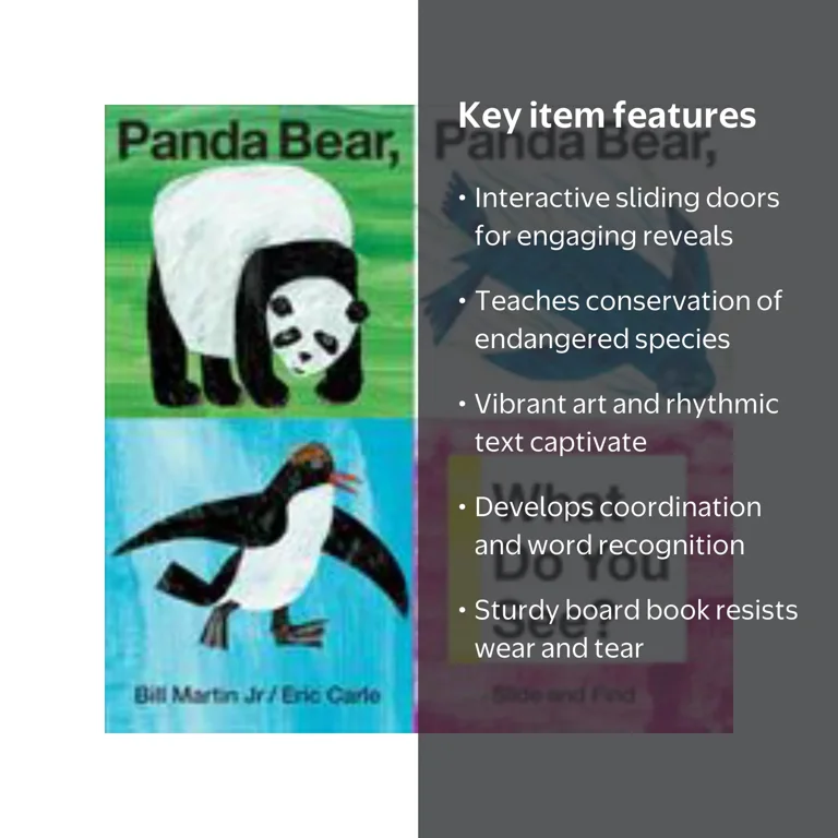 Panda Bear, Panda Bear, What Do You See?: Slide and Find (Board