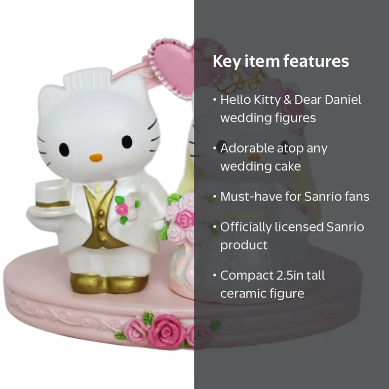 Sanrio's Hello Kitty and Dear Daniel Wedding Ceremony Ceramic