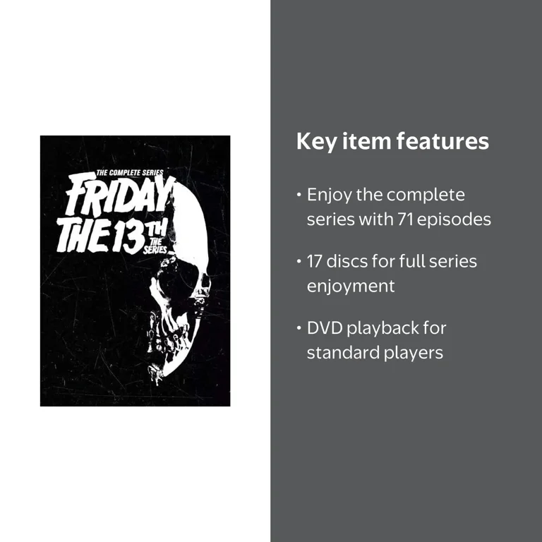 Friday the 13th: The Series: The Complete Series (DVD) - Walmart.com