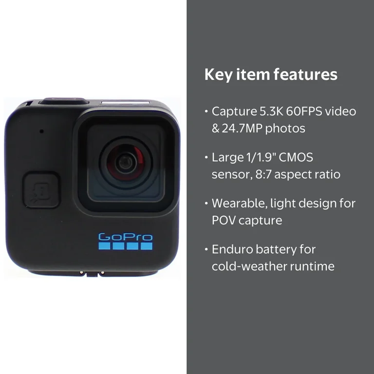 GoPro HERO11 Black Mini - Compact Underwater Action Camera