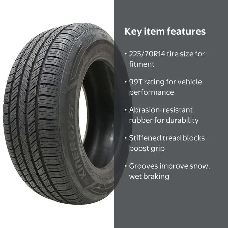Hankook, Kinergy ST (H735) All Season Passenger Tire, 225/70R14