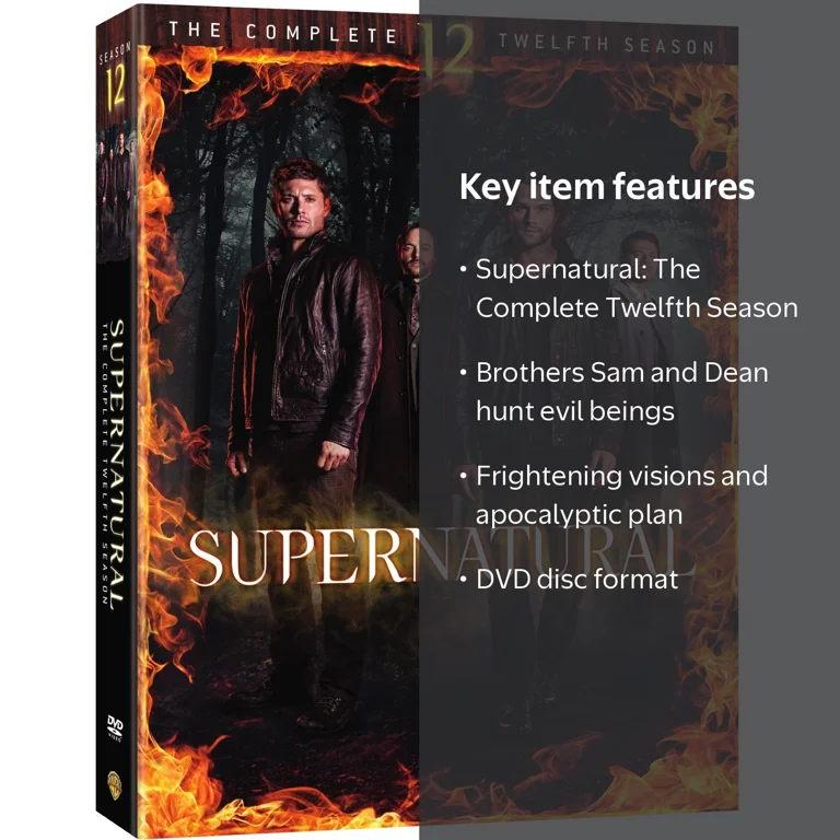 Warner Home Video Supernatural Complete Twelfth Season Horror TV