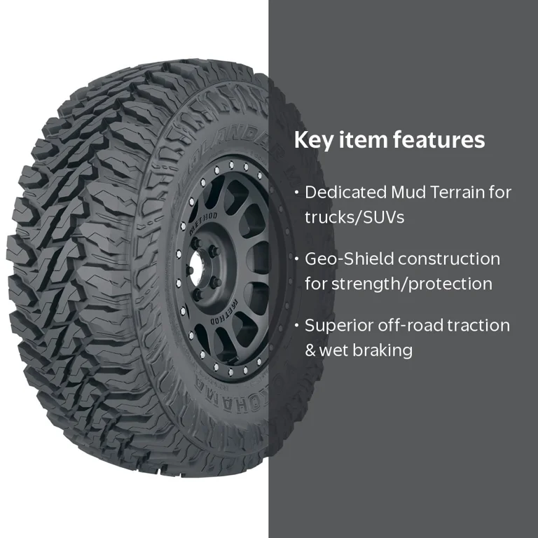 ヨコハマ　ジオランダーMT G003 265/70R17 中古4本 Yokohama Geolandar M/T G003 Mud Terrain LT265/70R17 121/118Q E