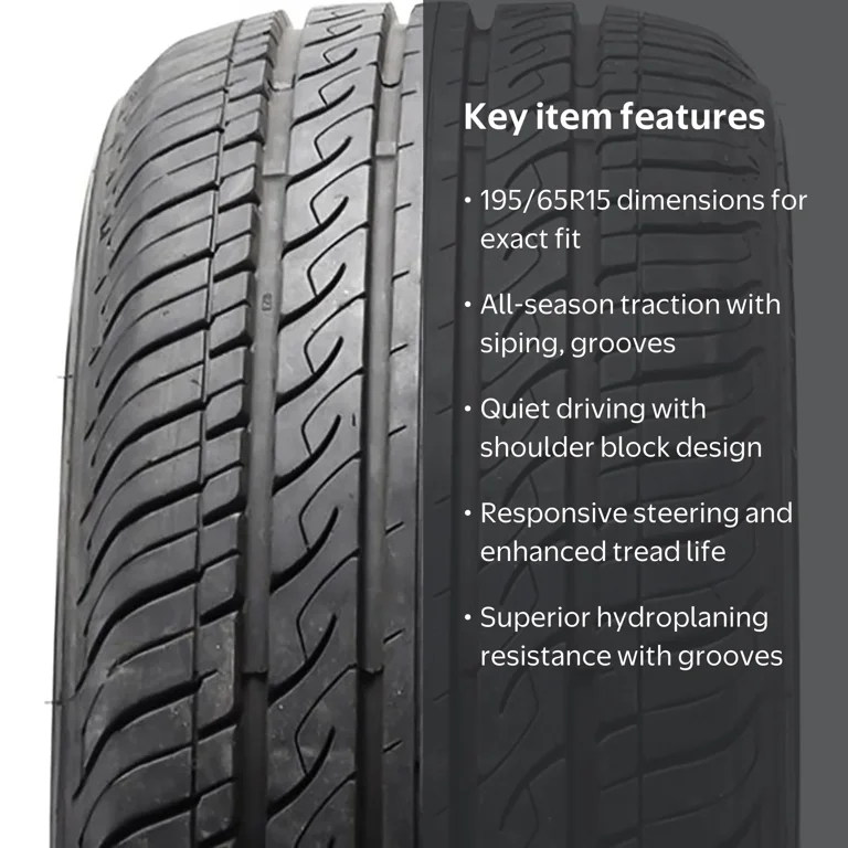 Arisun, Passenger Tire, 195/65R15 91H, All Season Traction