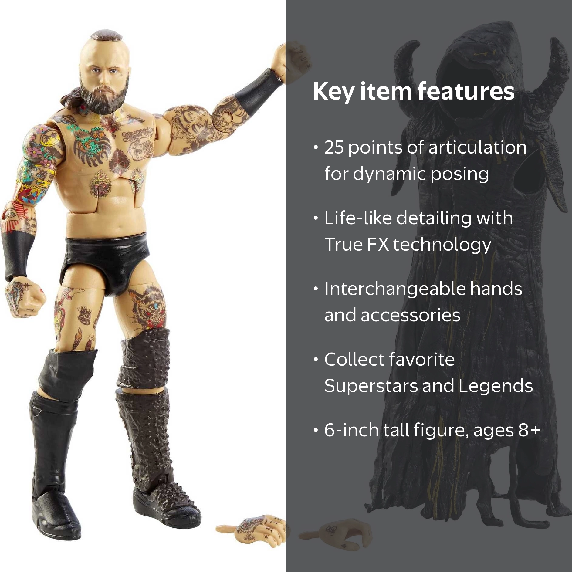 WWE Elite Figure Aleister Black - Walmart.com