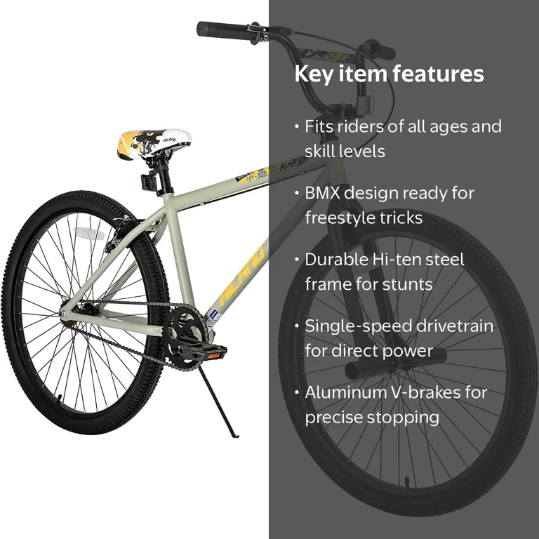 HILAND BMX Bike 24 & 26 inch for Adults, Youth, Teens, Multiple