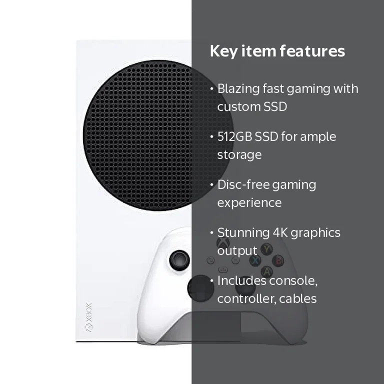 Microsoft Xbox Series S 512GB SSD Console, Pre-Owned, 1 Controller