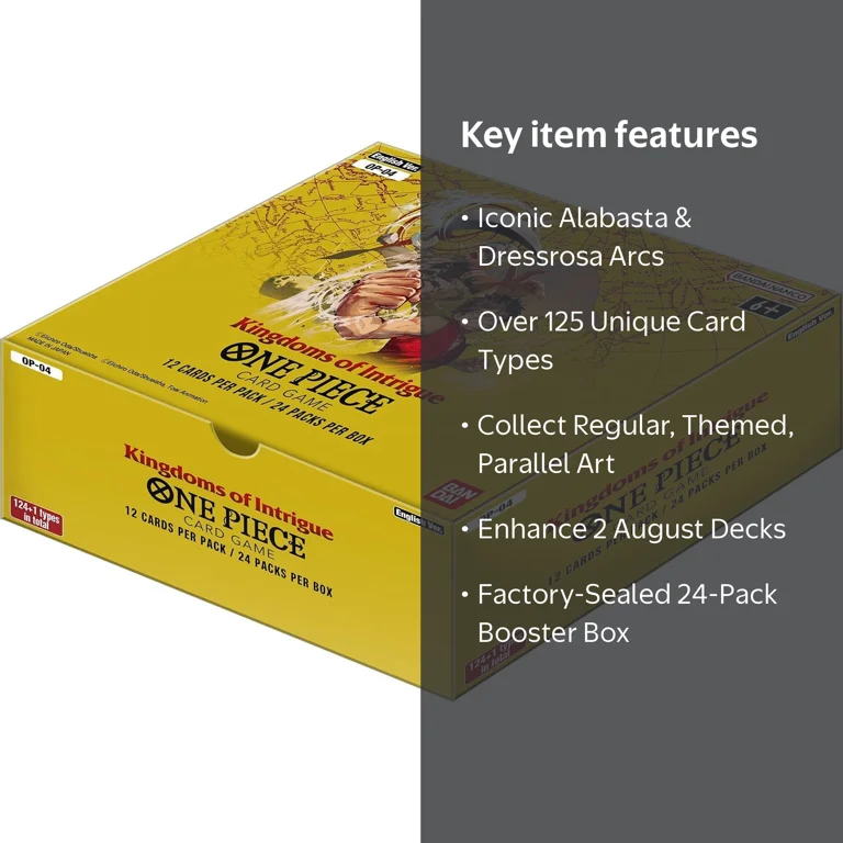 One Piece OP-04 Kingdoms of Intrigue (Booster Box) - Walmart.com