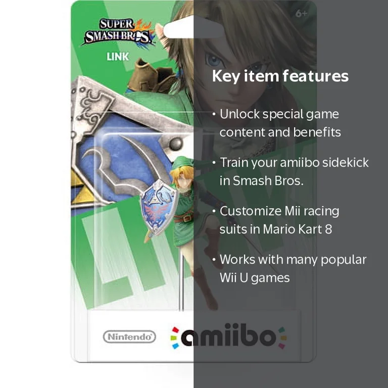 Nintendo amiibo Link, Super Smash Bros. Series with Compatible