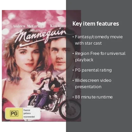 La Entertainment's Mannequin (DVD) - Engaging Fantasy/Comedy Movie