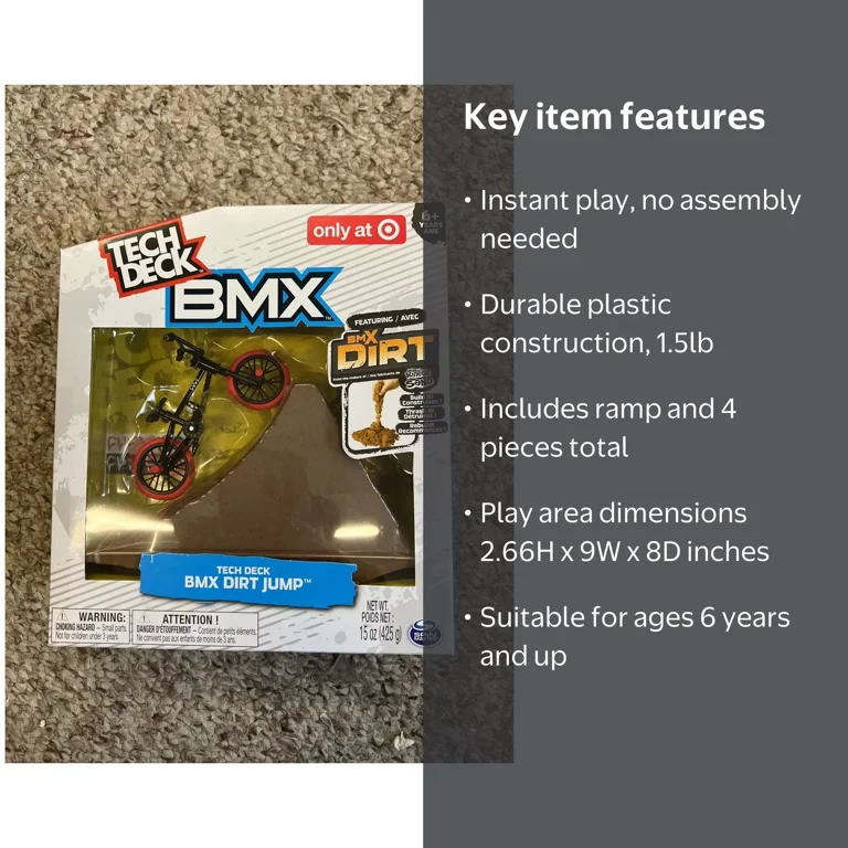 【希少】DIRTY450 GEEK トリックFORK bmx ダーティよごれ Tech Deck BMX Dirt Jump Set - Bike Toy Fingerboard for 6 Years and