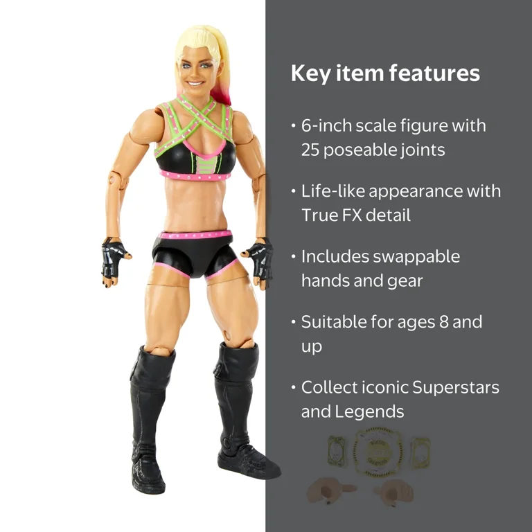 WWE Elite Alexa Bliss Age 8+ 6 inches tall Action Figure - Walmart.com