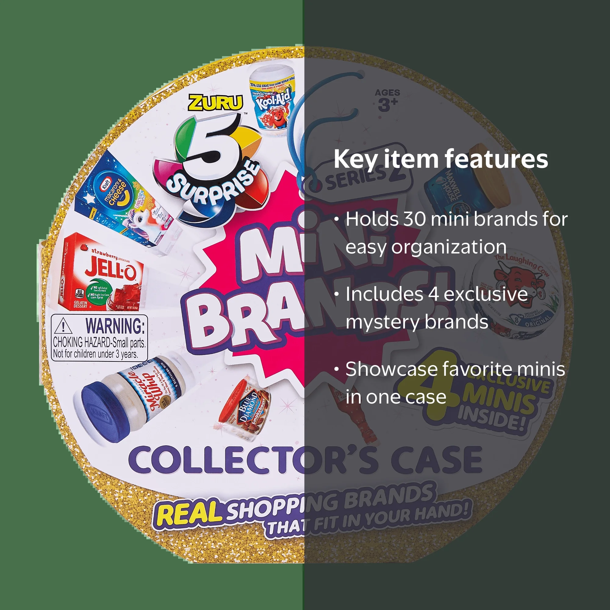 ZURU 5 Surprise Mini Brands Series 2 Collector Case, Includes 4