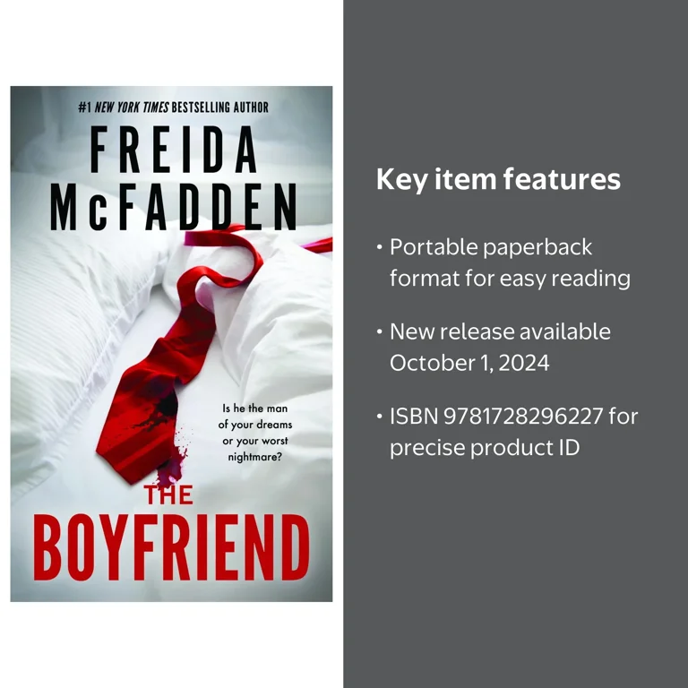 Freida McFadden, Book, The Boyfriend (Paperback), Thriller novel