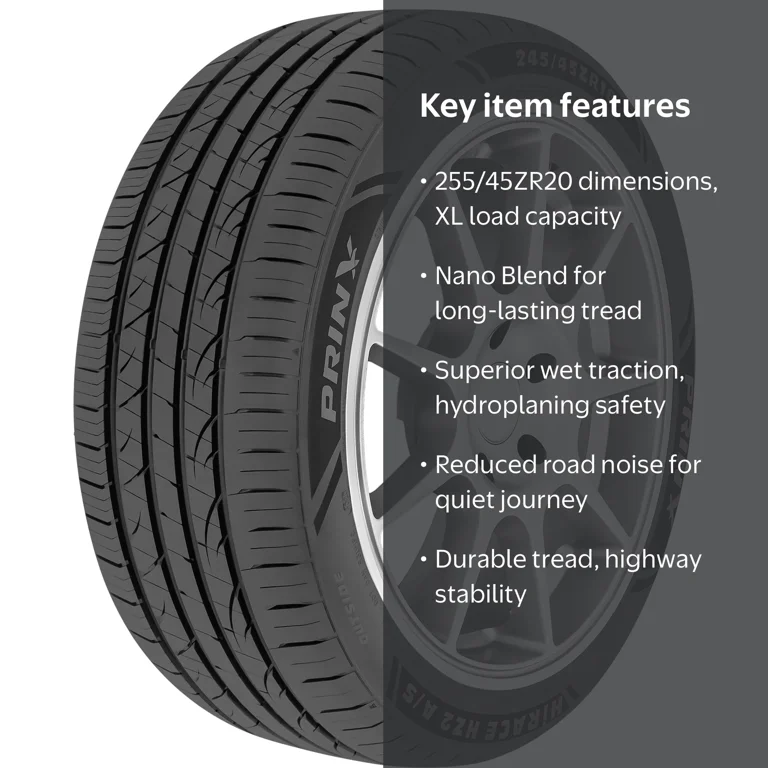 Prinx, Passenger Tire, 275/65R18 XL, All Season, Wet Traction