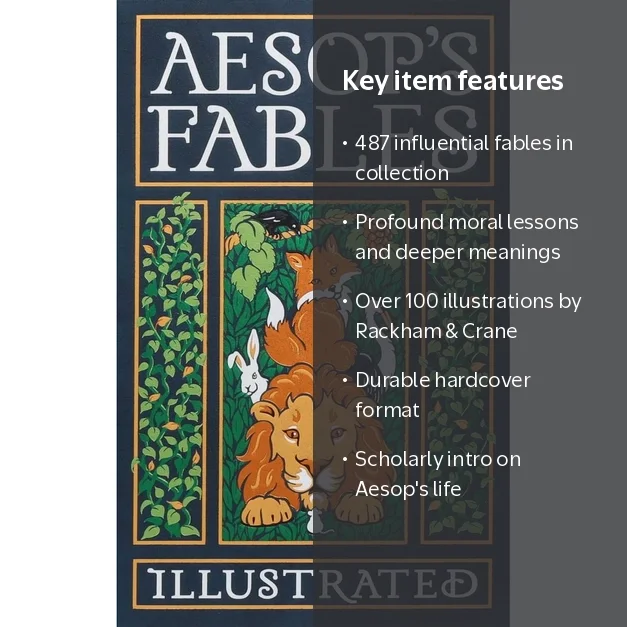 Walmart Classics: Leather-bound Aesop's Fables Illustrated
