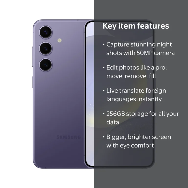 Verizon Samsung Galaxy S24 Violet 256GB - Walmart.com