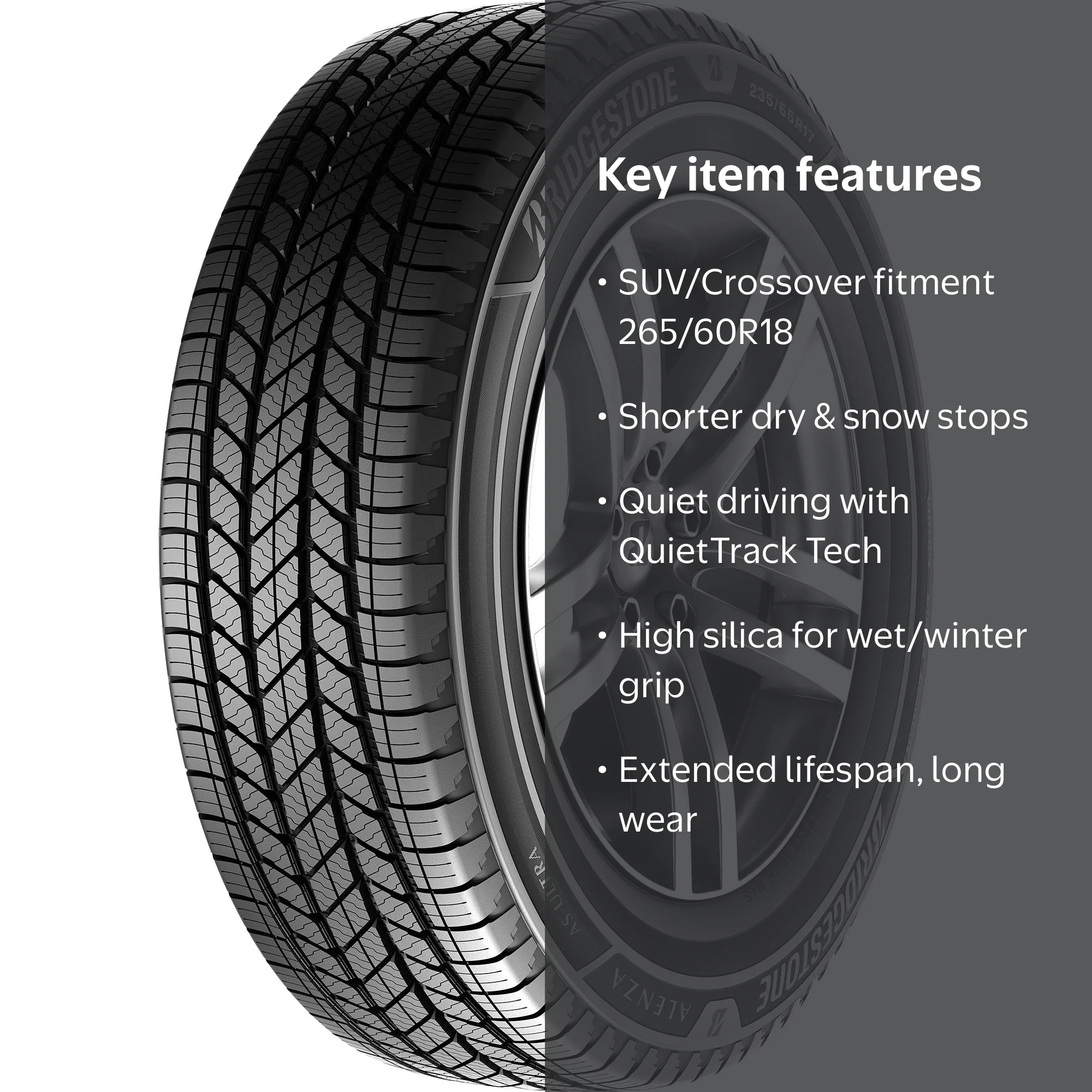 Bridgestone Alenza A/S Ultra All Season 265/60R18 110V SUV