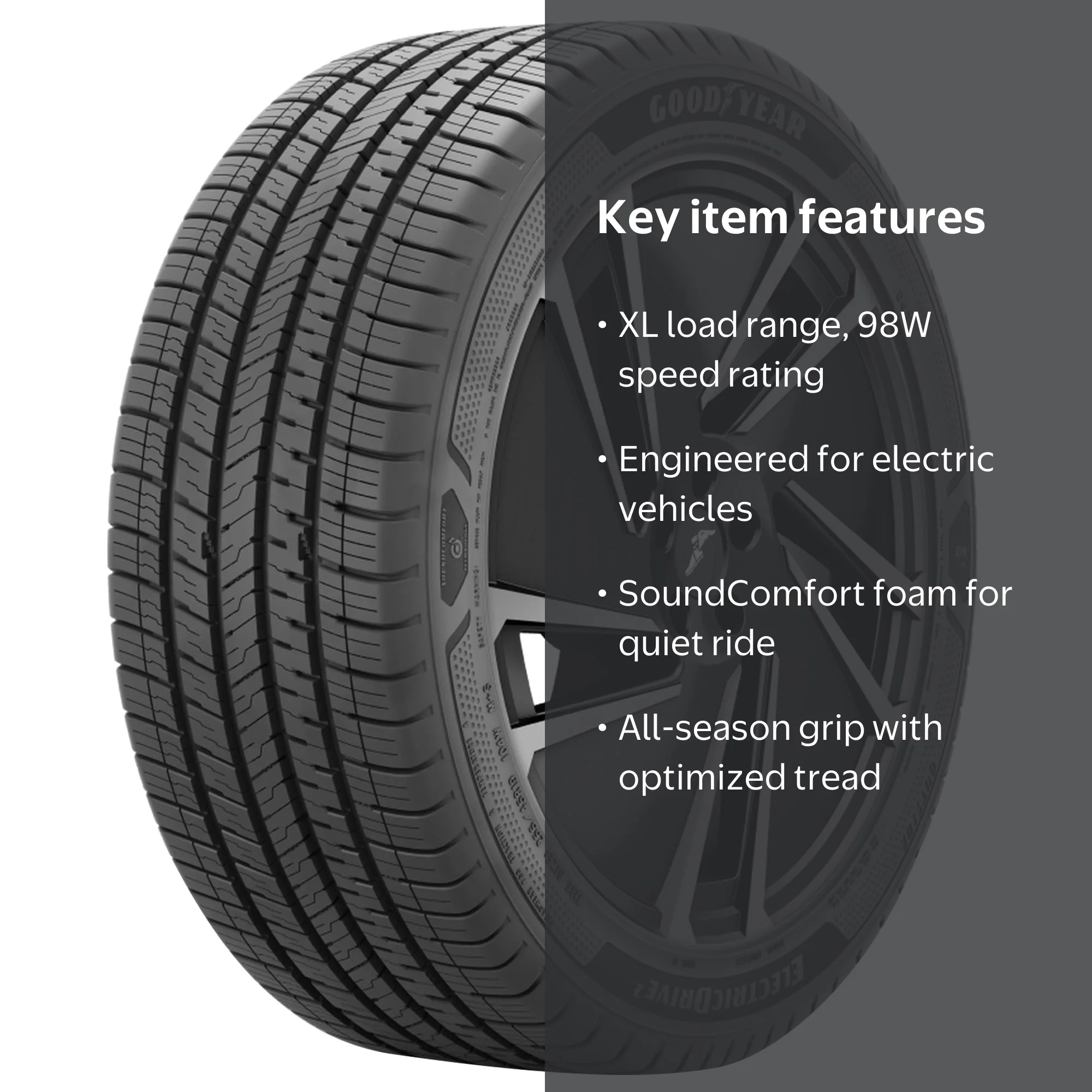 Goodyear ElectricDrive 2 SCT All Season 235/45R18 98W XL EV Tire