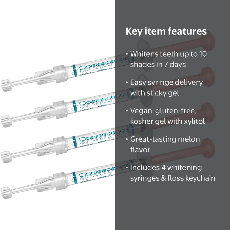 Opalescence 20% Gel Syringes Teeth Whitening Refill Kit (2 Pack