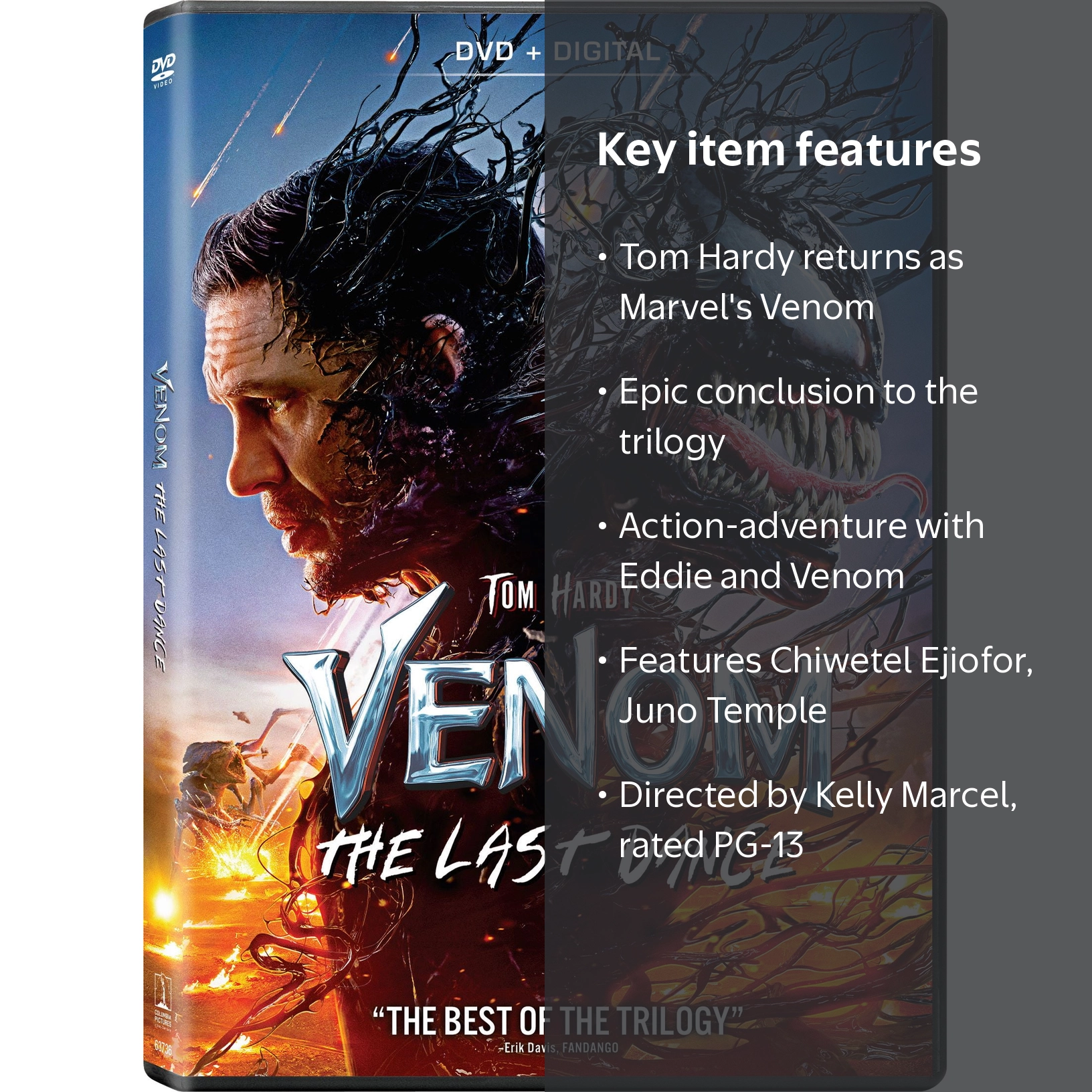 Venom: The Last Dance (DVD + Digital Copy) - Walmart.com