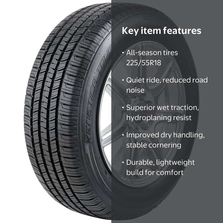 Free Shipping! Kenda Kenetica KR217 All Season Passenger Tire 225