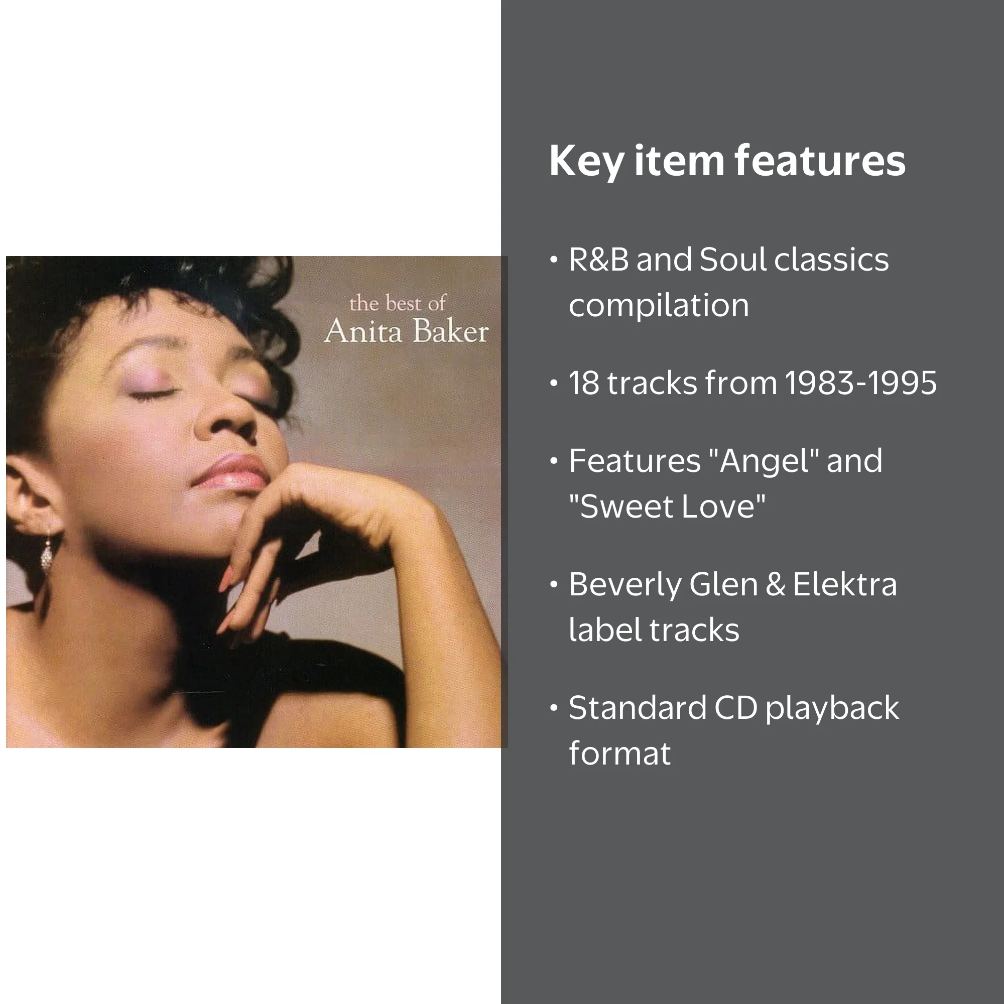 Anita Baker - The Best Of - Music & Performance - CD - Walmart.com