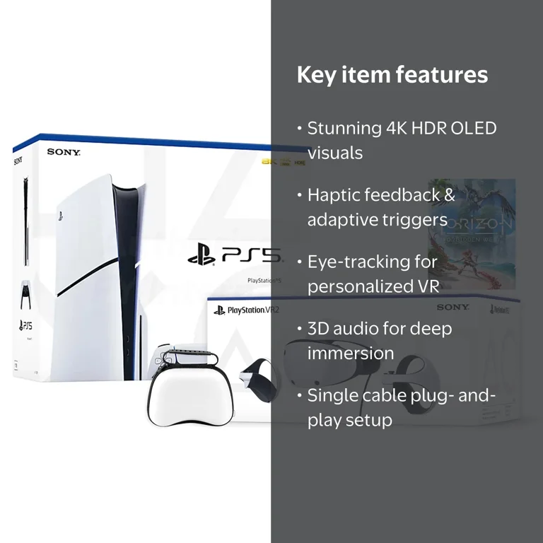 PS5 VR2 Bundle: Horizon Forbidden West, Deluxe VR Package, Disc