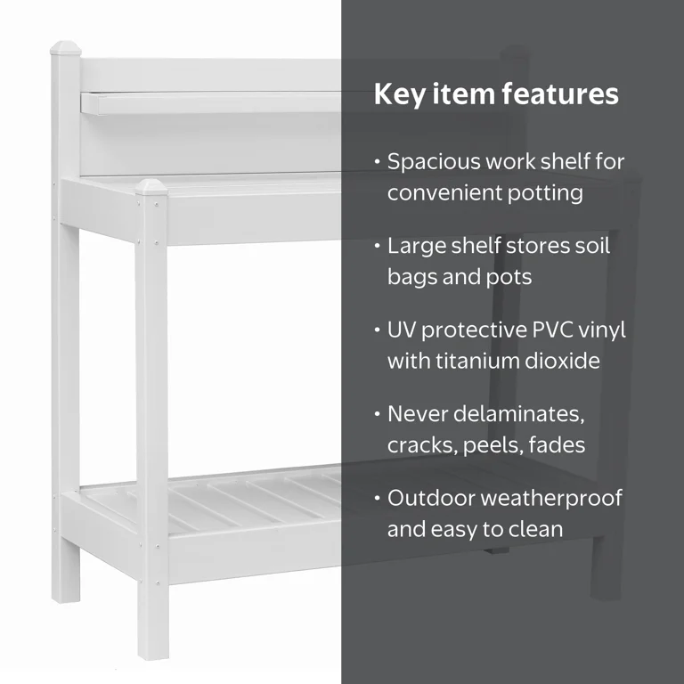 DuraTrel, Greenfield Outdoor Table, 19.5