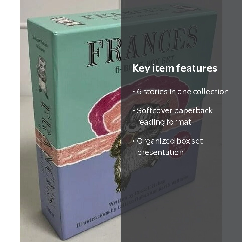 FRANCES, 6 Book Box Set, Paperback, Unique Series, 6 PB - Walmart.com