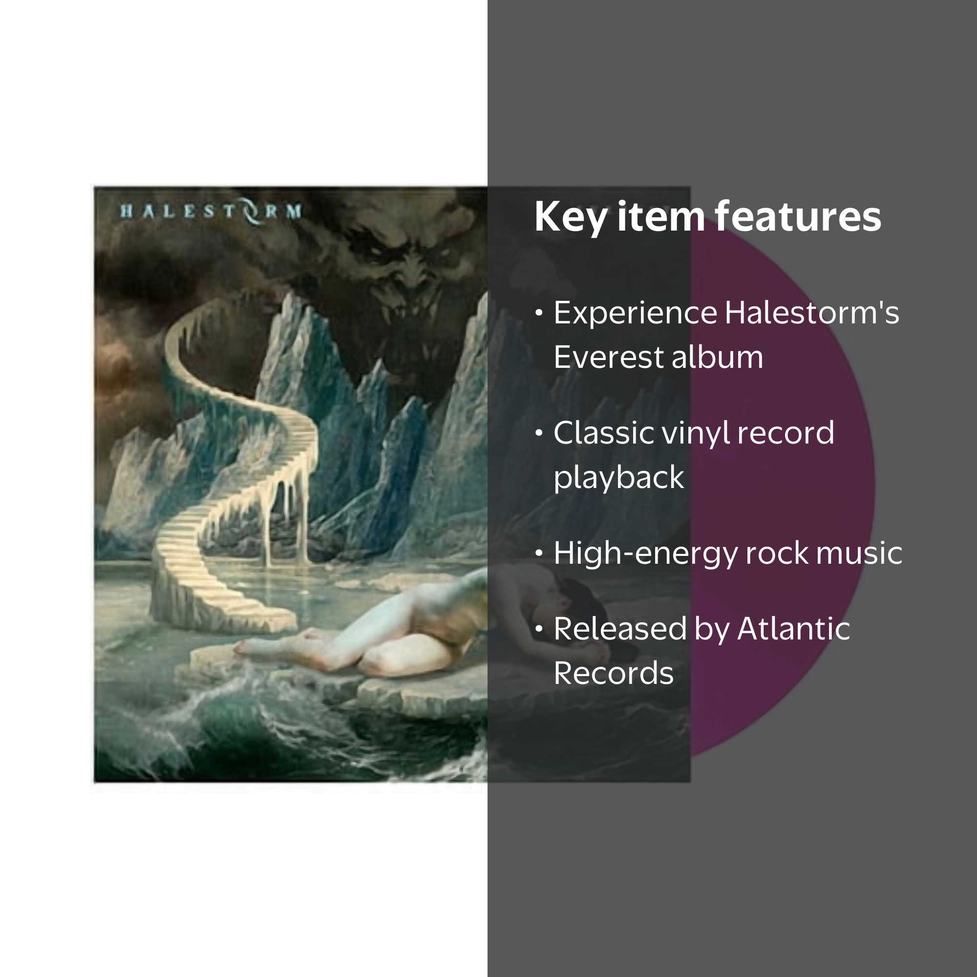Atlantic, Vinyl, Halestorm Everest Music & Performance - Walmart.com