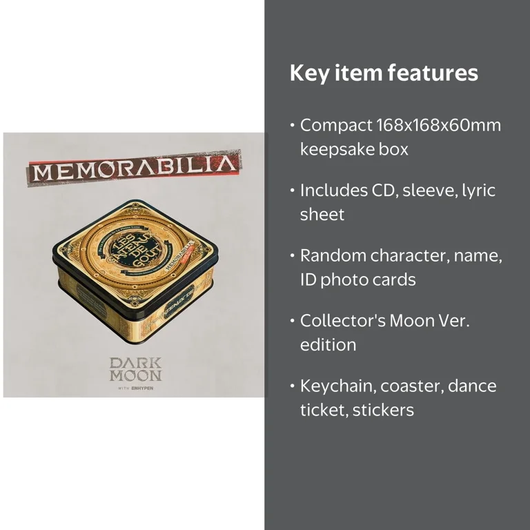 ENHYPEN - K-Pop CD, Memorabilia (Moon Ver.) Special Album