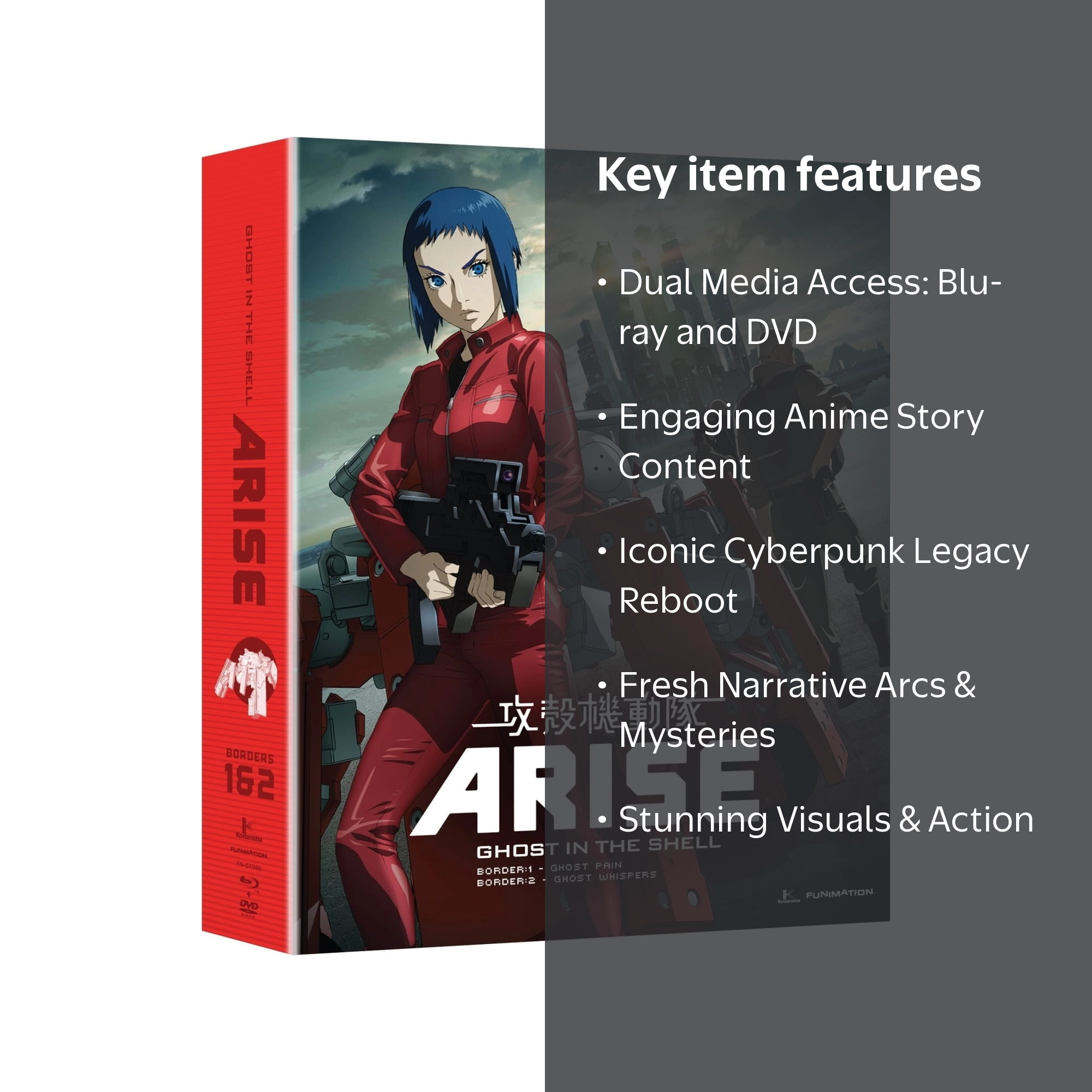 Ghost in the Shell: Arise - Borders 1 & 2 (Blu-ray + DVD