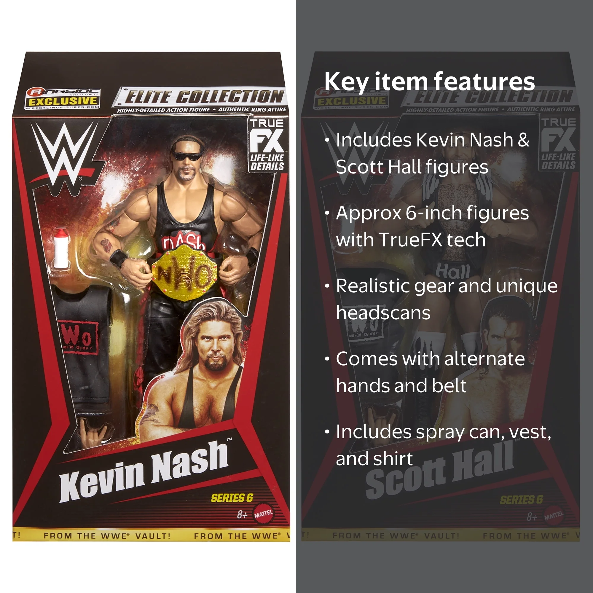WWE NWO Kevin Nash & Scott Hall 2pk Ringside Series 6 Figures