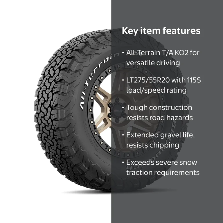 BFGoodrich Light Truck Terrain T/A KO2 Non Winter 275 55R20 115S