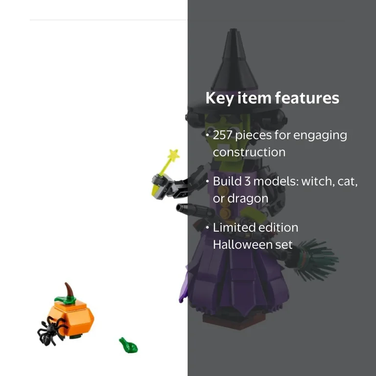 LEGO Creator 40562 Mystic Witch Halloween 257pcs 3-in-1 Creative