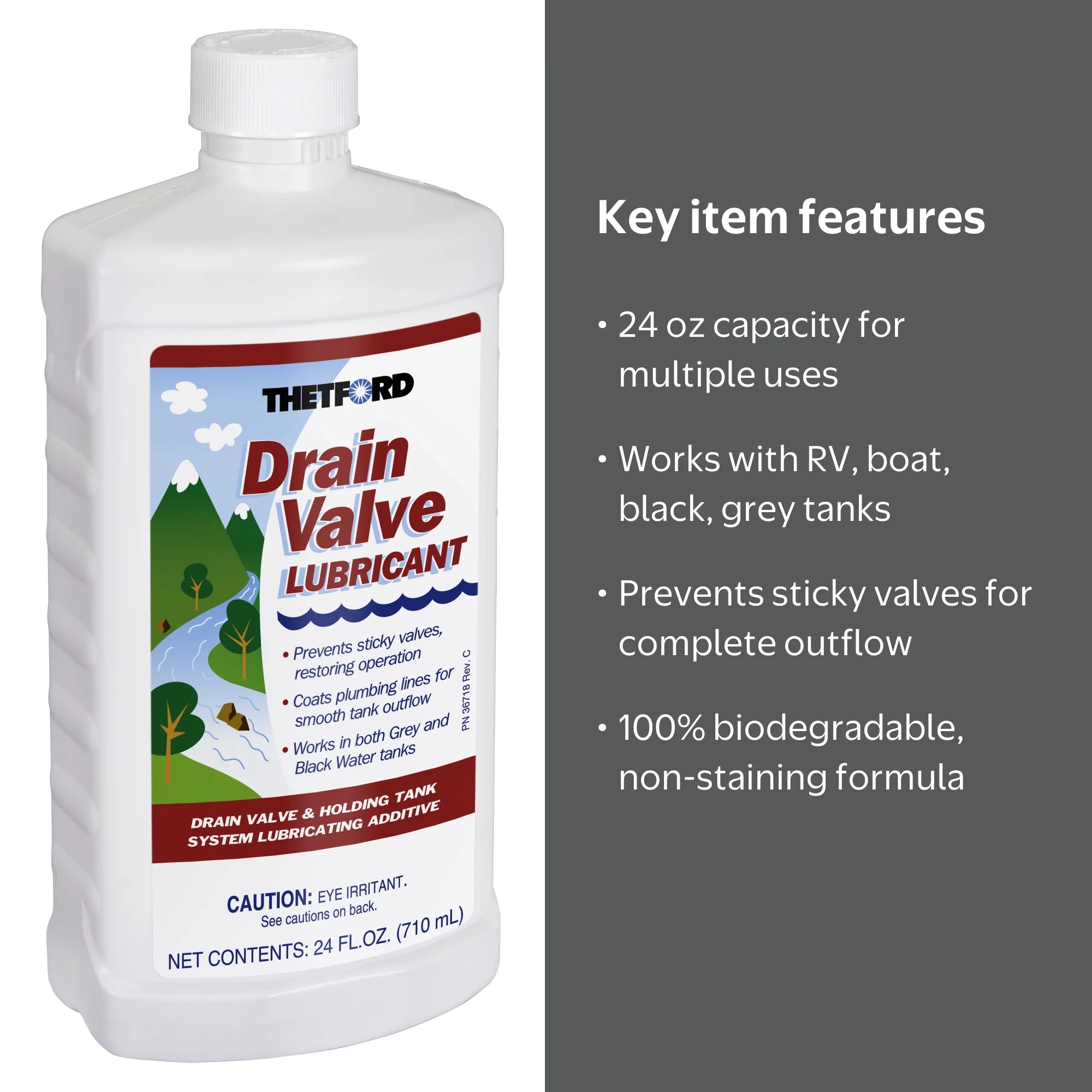 Thetford 24 oz. RV Tank Holding Lubrication Drain Valve - Eco-friendly, Biodegradable, Multicolor - Walmart.com Thetford 24 oz. RV Tank Holding Lubrication Drain Valve - Eco-friendly, Biodegradable, Multicolor - Walmart.com